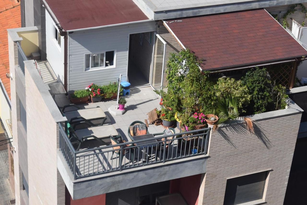 Habitacion Familiar En Un Atico Con Gran Terraza Y,Cocina ,En La Playa 巴里亚纳 外观 照片
