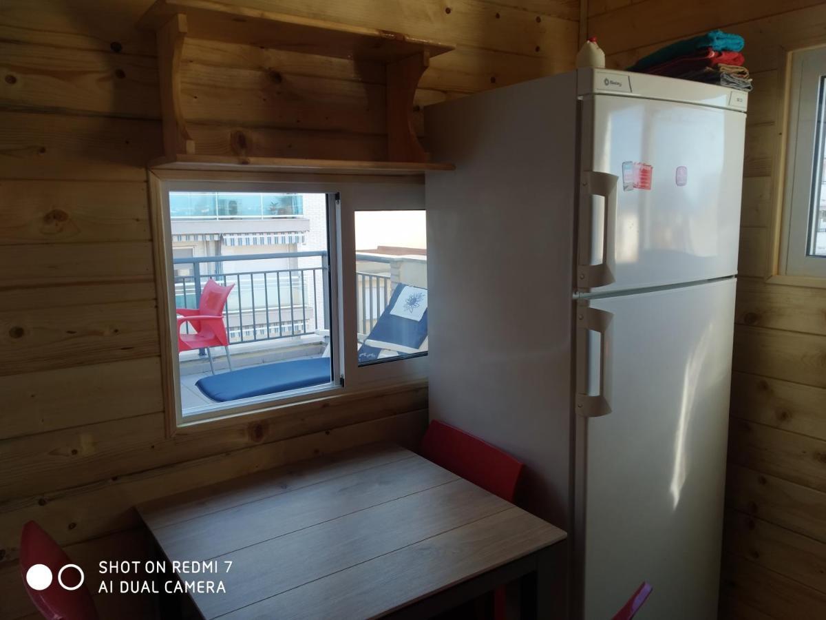 Habitacion Familiar En Un Atico Con Gran Terraza Y,Cocina ,En La Playa 巴里亚纳 外观 照片