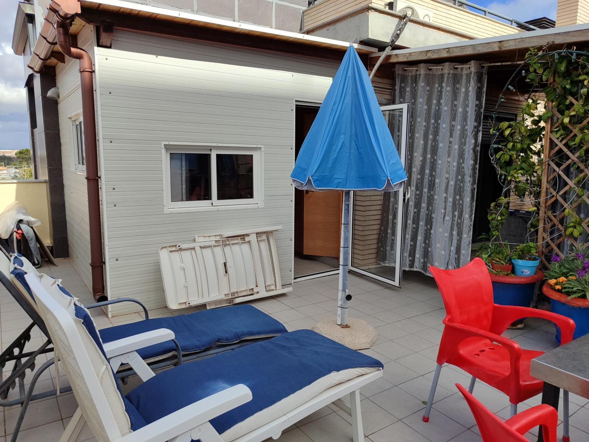 Habitacion Familiar En Un Atico Con Gran Terraza Y,Cocina ,En La Playa 巴里亚纳 外观 照片