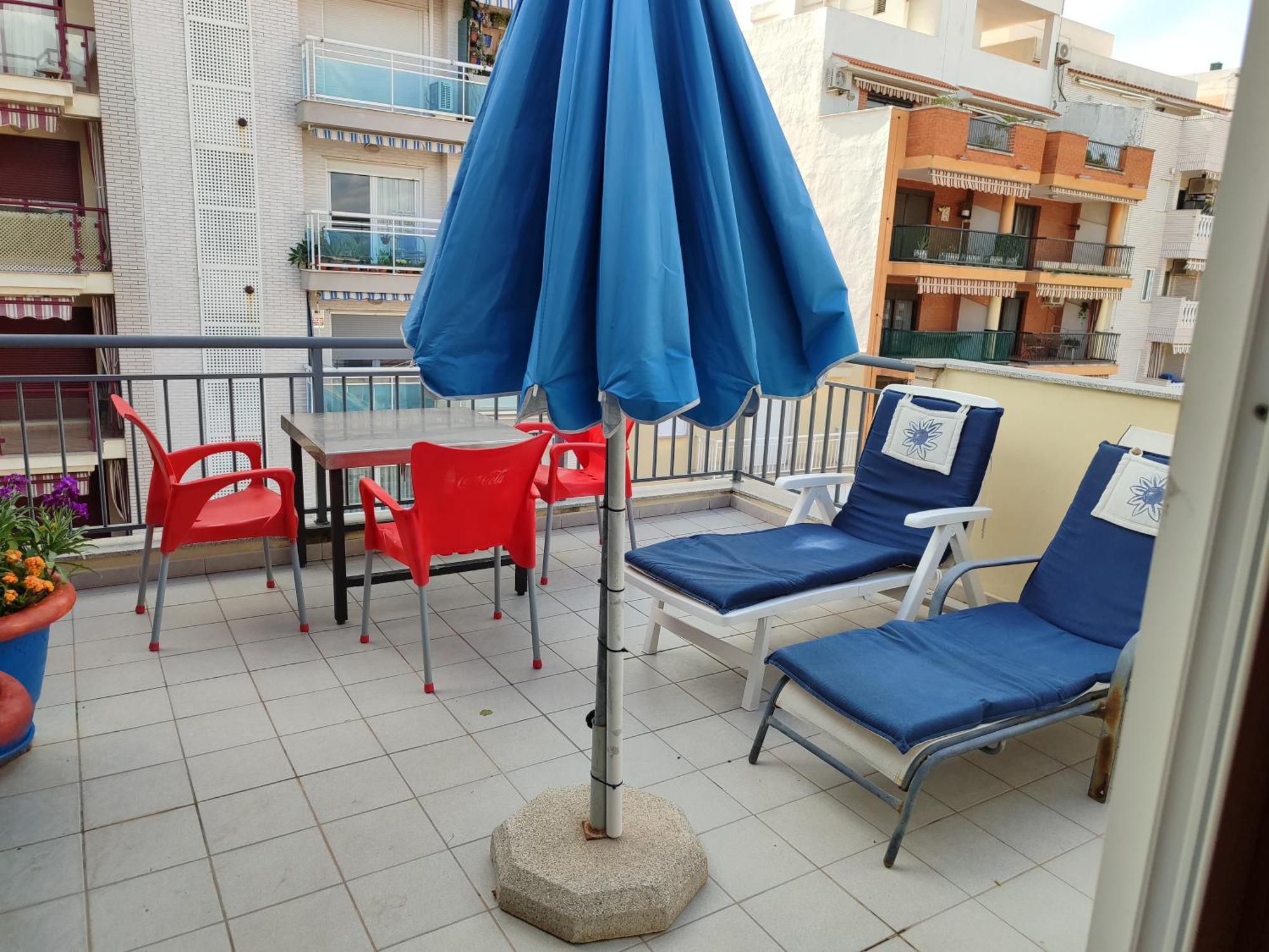 Habitacion Familiar En Un Atico Con Gran Terraza Y,Cocina ,En La Playa 巴里亚纳 外观 照片